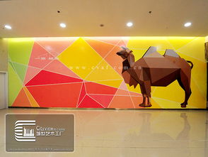 淄博城世藝術(shù)工廠墻繪作品 銀泰城