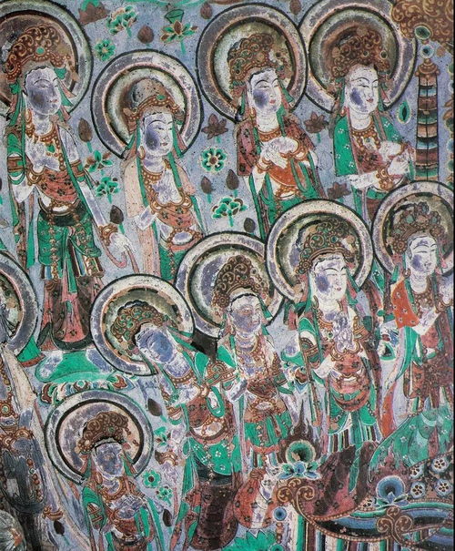 敦煌壁畫高清百幅,石窟壁畫里藏著的美學風格